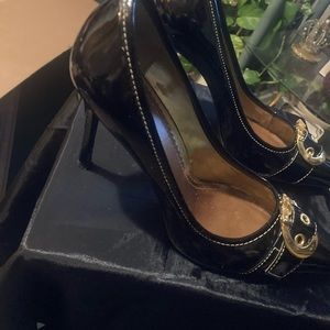 Patten leather gently worn